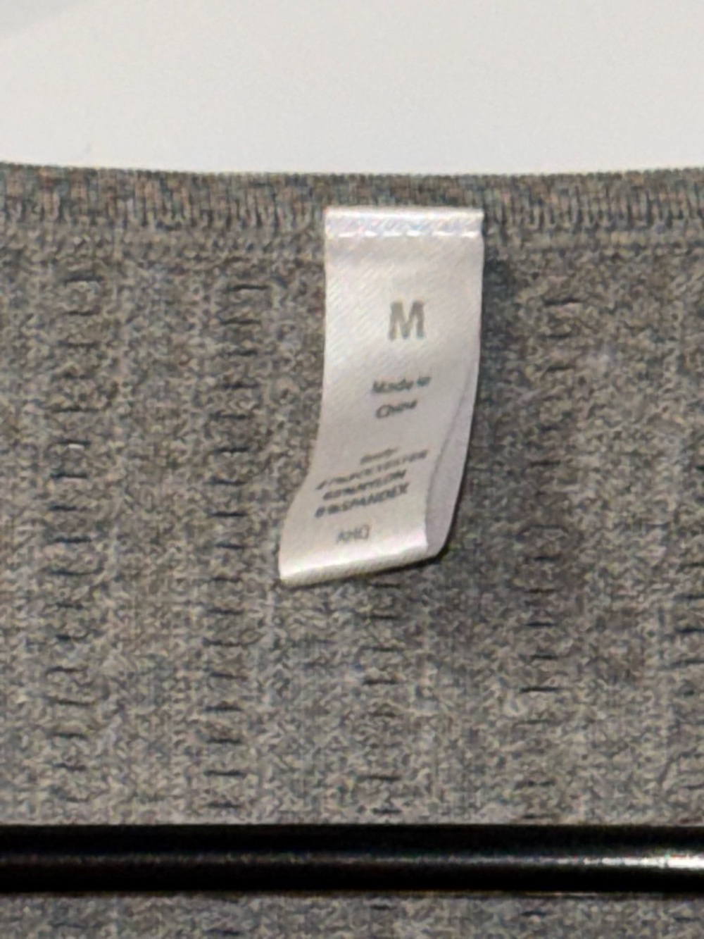 Athletic Set Gray Ribbed - Picture 2 of 5